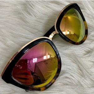 DIFF Eyewear Rose in Tortoise/Pink